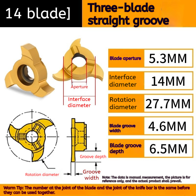 1152-Germany imported t-type cutter three-edged six-edged alloy t-type milling cutter small hole slot cutter cyclone milling cutter internal hole milling slot inserts Shandong Denso Pricision Tools Co.,Ltd.